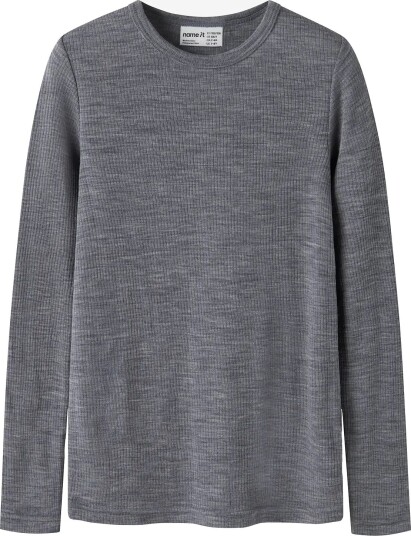 Name It Nknwax Ulltrøye til Barn i Folkstone Gray 134/140
