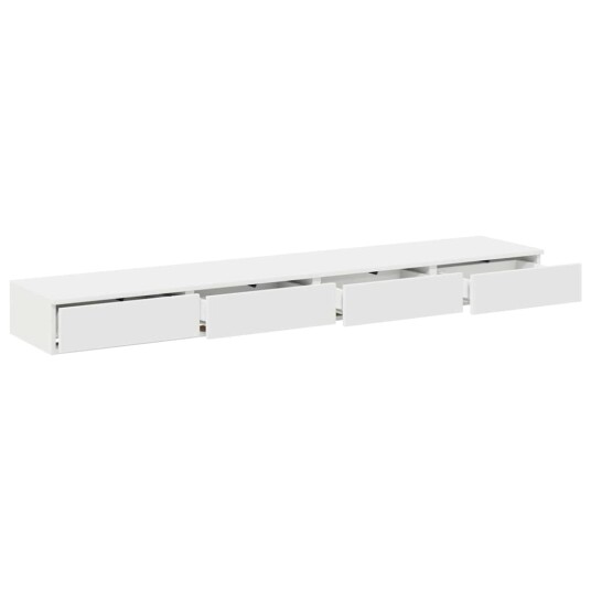 Sengeesker Hvit 180x36,5x16,5 cm Laget av tre