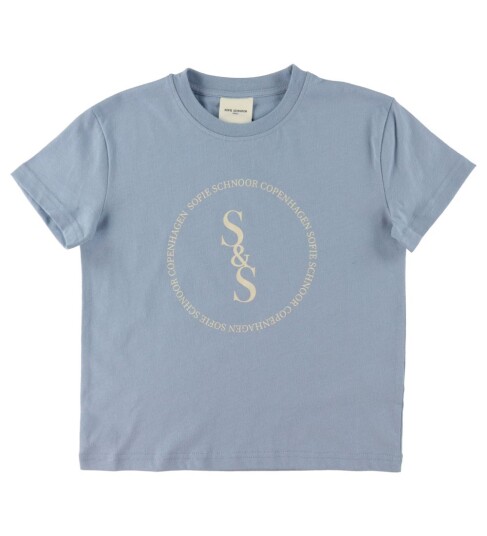 Sofie Schnoor Light Blue T-shirt 8 år/128