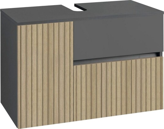 Tvättställsskåp & kommod Loft24 Wisla Tvättställsskåp 80 cm Natur