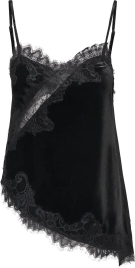 JDY Jdyvalerie S/L Velvet Lace Top Jrs   Black   XS