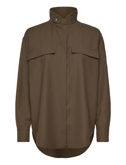 Copenhagen Studios Cph Overshirt 1 Wool Olive - Khaki green - S Copenhagen Studios Cph Overshirt 1 Wool Olive - Khaki green - S
