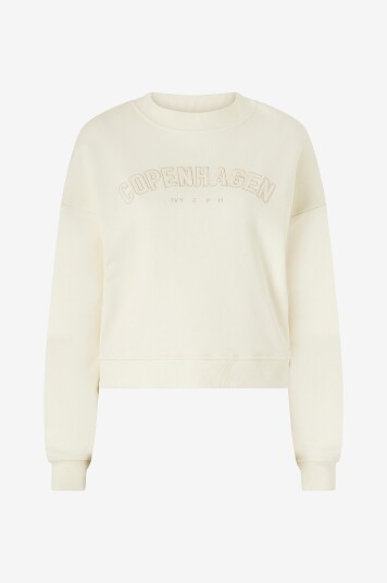 IVY Copenhagen   Collegegenser Ivy suki Oversize Sweat   Beige