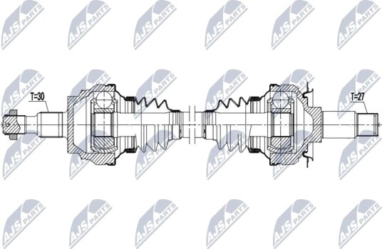NTY NPW ME 200 Drivaksel NTY NPW ME 200 Drivaksel
