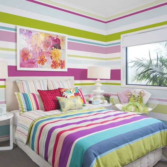 Fototapet Bright Stripes 350x270 - Artgeist sp. z o. o.