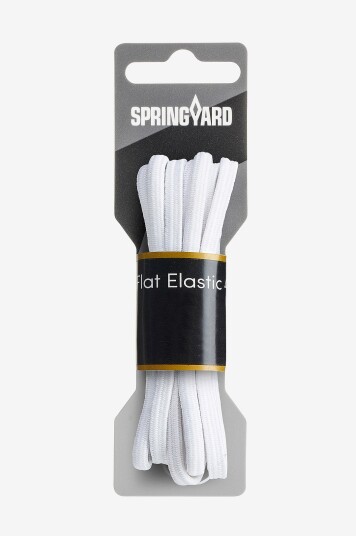 Springyard - Skolisser Flat Elastic 4.5 - Hvit Springyard - Skolisser Flat Elastic 4.5 - Hvit