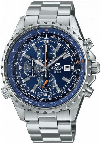 Casio Herreklokke EF 527D 2AVUEF Edifice Blå/Stål Ø45.5 mm