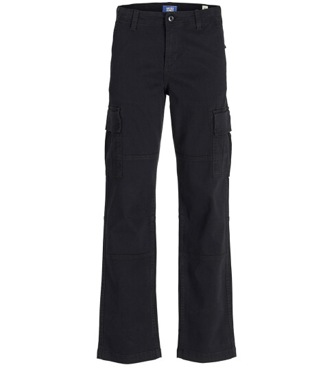 Jack & Jones Junior Black Kane Harlow Cargo Bukser Noos 134