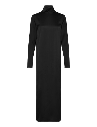Filippa K Turtleneck Satin Dress Black 36 Filippa K Turtleneck Satin Dress Black 36