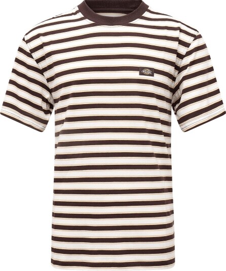 Dickies Stripe Ss Tee CHOCOLATE BROWN XS Dickies Stripe Ss Tee CHOCOLATE BROWN XS