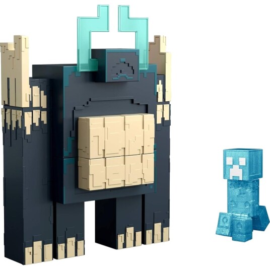 Minecraft Dungeons II Twisted Warden Figur med Lys og Lyd 150639 Minecraft Dungeons II Twisted Warden Figur med Lys og Lyd 150639