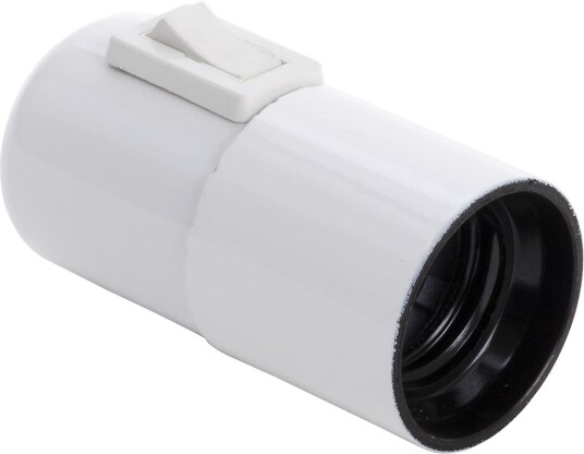 Gelia 10.7903262 Lampeholder med strømbryter E27 M10x1 Belysning