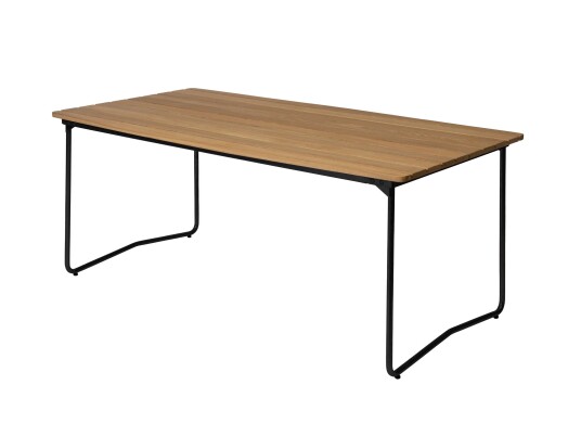 Grythyttan Stålmöbler Bord B31 Oljet eik/svart 170 x 92 cm Natur
