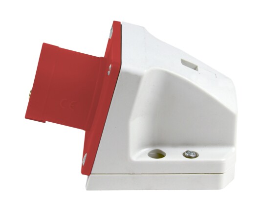 Garo II 416-3 S + RI Vegginntak IP44 5-polet 16 A rett Rød 3 h er & kabler