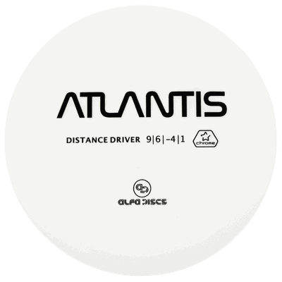 Alfa Disc Chrome Line Driver Atlantis 173 176g White One size Alfa Disc Chrome Line Driver Atlantis 173 176g White One size