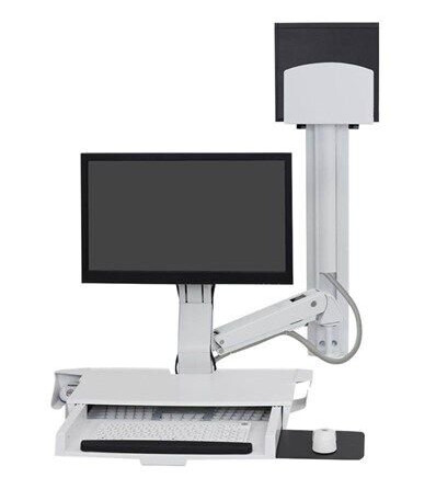 Ergotron SV Combo System with Worksurface & Pan Medium CPU Holder - mounting kit (Lift and Pivot)