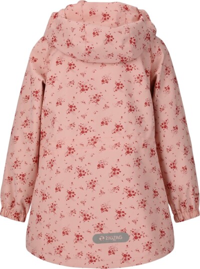 ZigZag Rebekka Printed Parka Jakke Barn Lyserosa 116