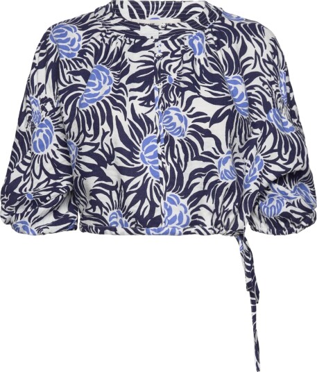 Diane von Furstenberg Dvf Dario Top Navy M