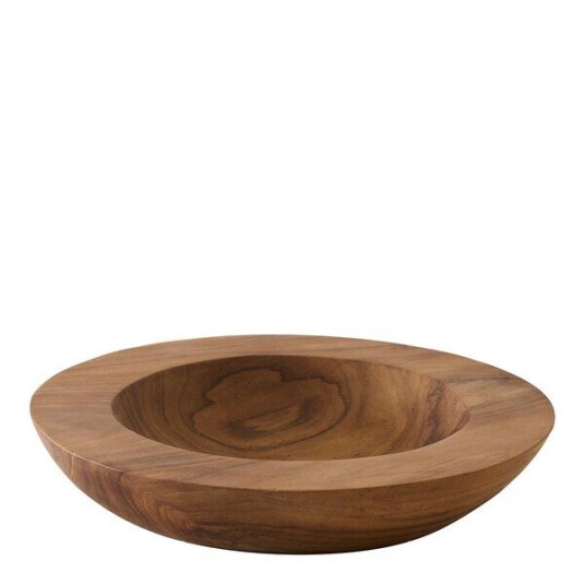 Tell Me More   Teak skål 30 cm