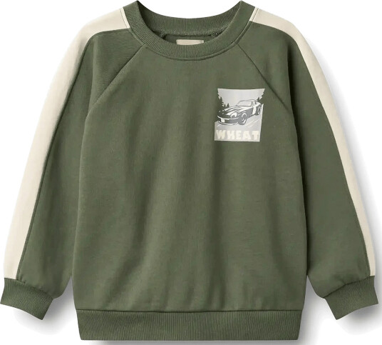 Wheat Sweatshirt L/S Zac   Khaki green   98