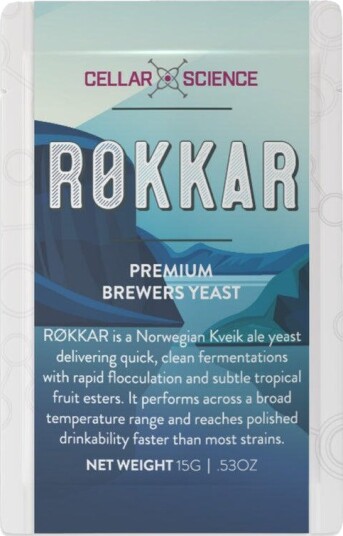 Cellarscience CS RØKKAR Ale Yeast 15g Tørrgjær kveik fra Norge