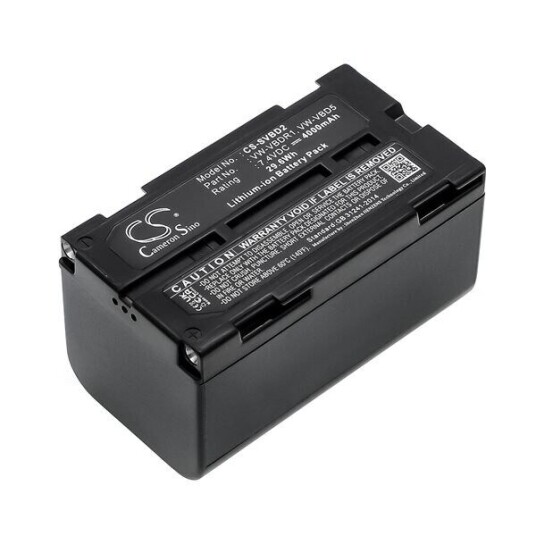 Hitachi VM-E340E batteri (4000 mAh 7.4 V, Grå)