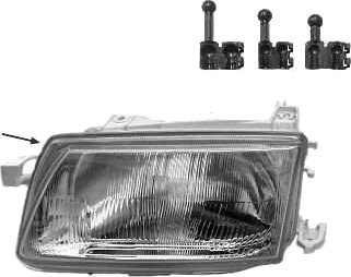 VAN WEZEL 3735942 Frontlykter