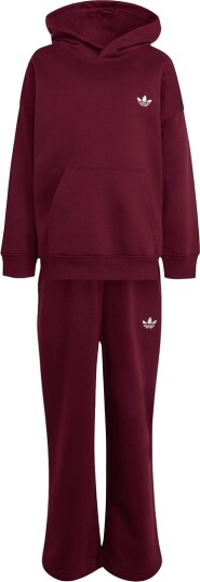 Adidas Originals Hoodie Pant Set Burgundy 128 Adidas Originals Hoodie Pant Set Burgundy 128