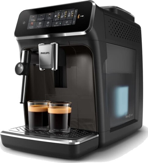 Philips 3300 series EP3324 Automatisk kaffemaskin med capuccinatore 15 bar svart/pianolakk kasjmirgrå Philips 3300 series EP3324 Automatisk kaffemaskin med capuccinatore 15 bar svart/pianolakk kasjmirgrå
