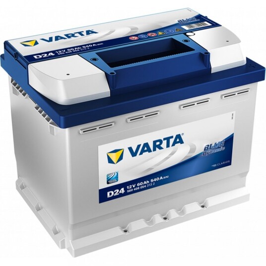 VARTA Blue Dynamic Batteri 12V 60AH 540CCA (242x175x190/190mm) +høyre D24.