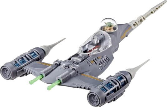 Star Wars The Mandalorian Lekesett - N-1 Starfighter Med Mandalorian & Grogu (4+ År)