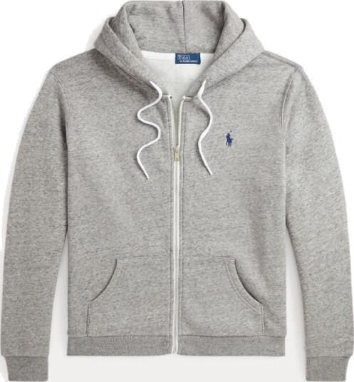 FLEECE FULL ZIP HETTEGENSER GRÅ