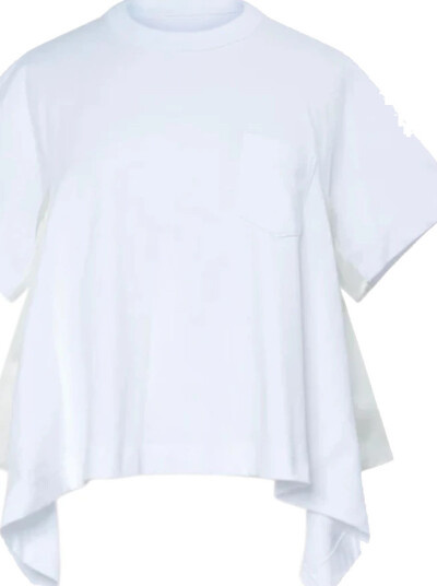 Sacai Dame Topper Hvit M,