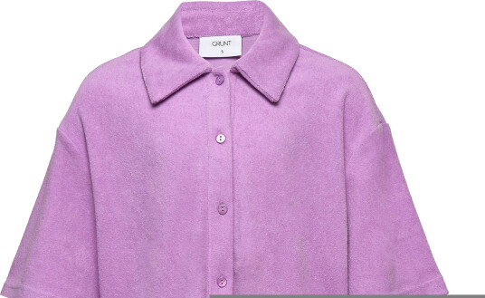 Grunt Daisy Towelling Shirt Purple 152