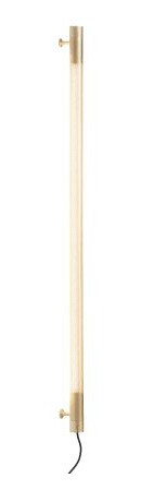 Radent vegglampe 670 mm direkte uttak i messing
