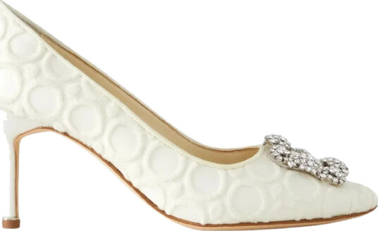 Manolo Blahnik Dame Sko Beige 37 EU, Manolo Blahnik Dame Sko Beige 37 EU,