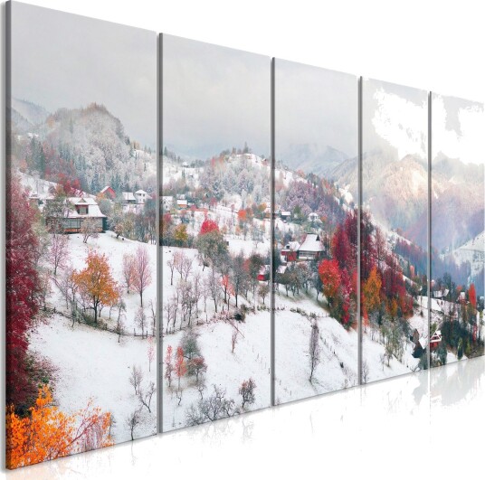 Bilde First Snow 5 Parts Narrow 200x80 Artgeist sp. z o. o.