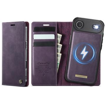 Caseme iPhone Air C49 2 i 1 avtakbar lommebokveske   MagSafe kompatibel RFID   Lilla