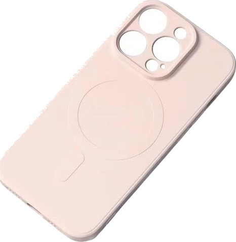 Hurtel MagSafe Compatible Silicone Case for iPhone 15 Pro Max Silicone Case Cream
