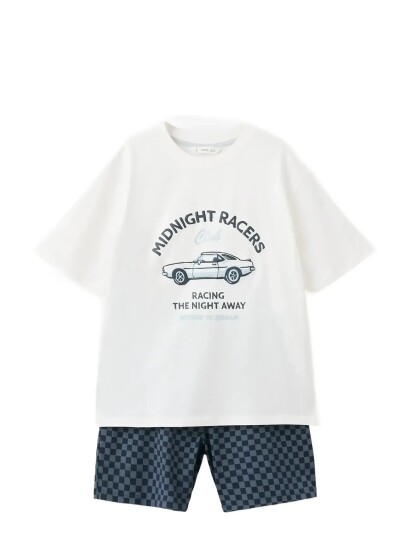 Mango Short Pyjama Set Cream 11 12 Mango Short Pyjama Set Cream 11 12