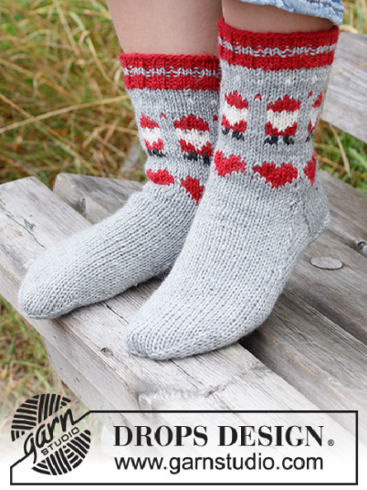 Drops 44 22 Santa Time Socks