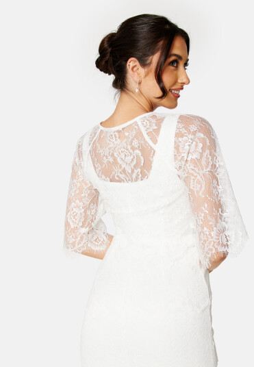 Bubbleroom Occasion Hollie Lace Jacket White XXS/XS