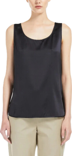 Max Mara Dame Topper Svart M,