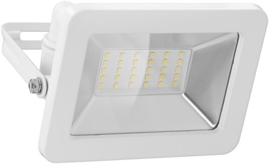 Goobay LED-strålkastare för utomhusbruk, 30 W med 2550 lm, neutralt vitt ljus (4000 K) och M16 kabelgenomföring, lämplig för utomhusbruk (IP65)