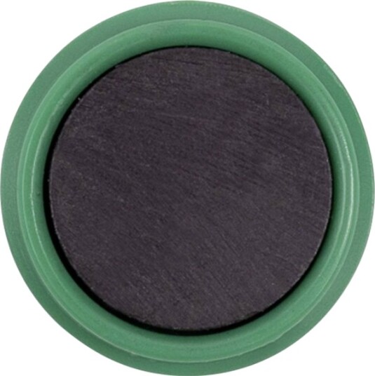 Magnetoplan Magnet Basic Serie Ø 32 Mm Rund Grønn 10 Stk 1863205