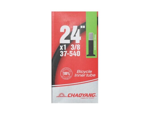Chaoyang slange 24"x1 3/8 autoventil 48mm Chaoyang slange 24"x1 3/8 autoventil 48mm