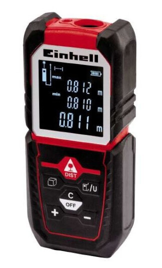 Einhell Tc Ld 50 Laseravstandsmåler M Sort Rød Digitalt 50 M 0,05 M