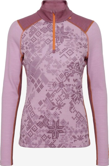 Helly Hansen W Lifa Merino Midw Gra 1/2 Zip - CHERRY BLOSSOM - XL