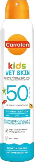 Carroten Kids Wet/Dry Solkrem SPF 50 - 200 ml
