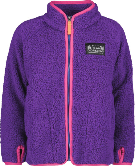 Didriksons Gibbs Kids Fullzip Disco Purple (100 / 3 4 år)